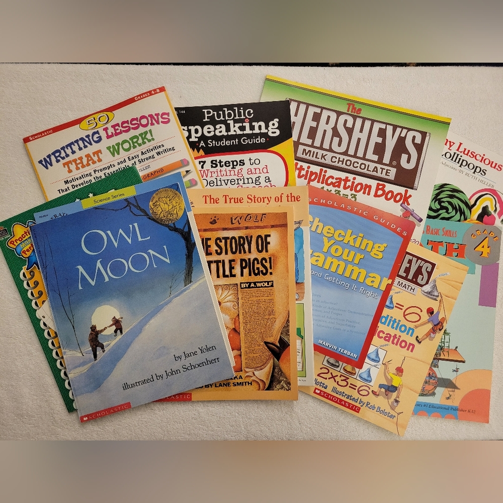 Assorted Children's and Educational Books Great For Homeschool  &Extra Practice